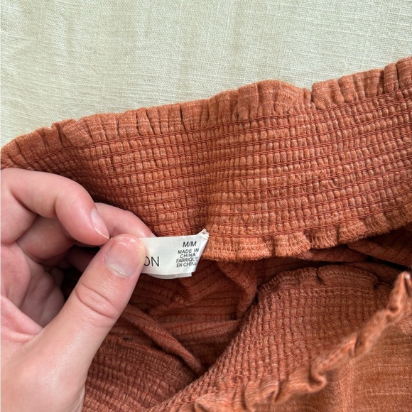 89th & Madison Terracotta Midi Skirt - Picture 4 of 5